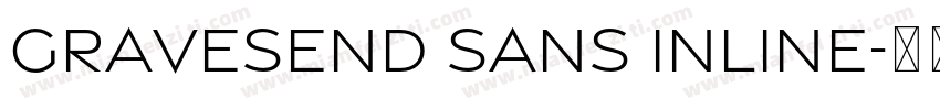 Gravesend Sans Inline字体转换